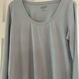 Light Blue top by Nurture. Size XL, long sleeves